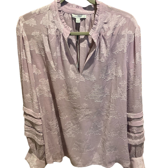 18. NWT WOMENS CHICO’S 3/XL DETAIL TOP - Picture 4 of 8